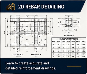 2D rebar detailing training at APT Structural Campus